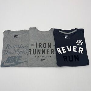 Nike Bundle Lot of 3 Running T-shirts - Men's Size Medium